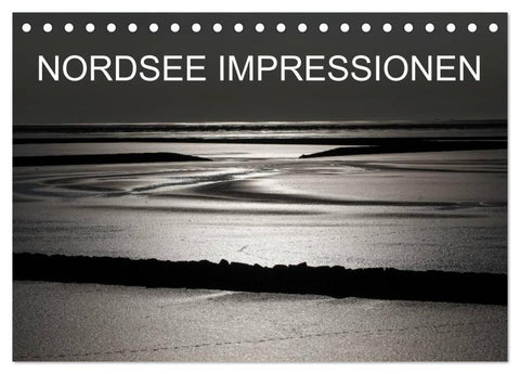 NORDSEE IMPRESSIONEN (Tischkalender 2026 DIN A5 quer), CALVENDO Monatskalender
