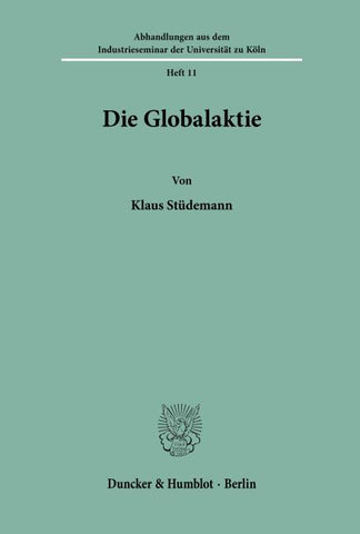 Die Globalaktie.