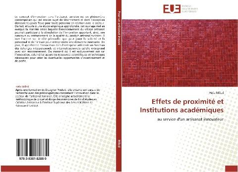 Effets de proximité et Institutions académiques