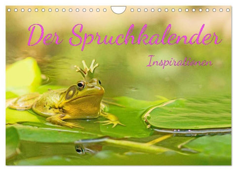 Der Spruchkalender - Inspirationen (Wandkalender 2026 DIN A4 quer), CALVENDO Monatskalender
