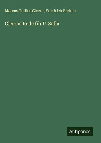 Ciceros Rede für P. Sulla