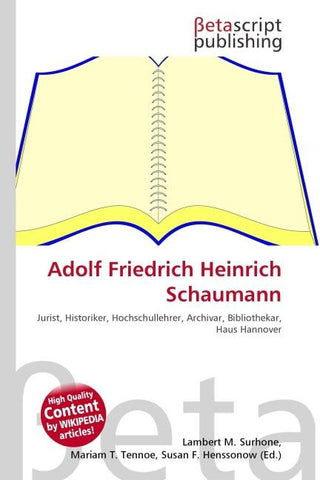 Adolf Friedrich Heinrich Schaumann