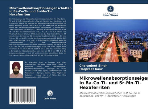 Mikrowellenabsorptionseigenschaften in Ba-Co-Ti- und Sr-Mn-Ti-Hexaferriten