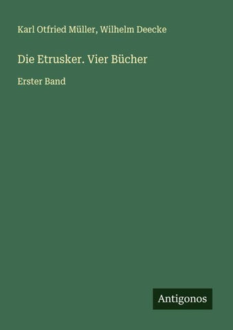 Die Etrusker. Vier Bücher