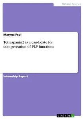 Tetraspanin2 is a candidate for compensation of PLP functions