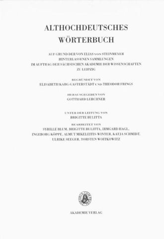 Althochdeutsches Wörterbuch / Band V: K-L, 12./13. Lieferung (lib bis fir-liogan)