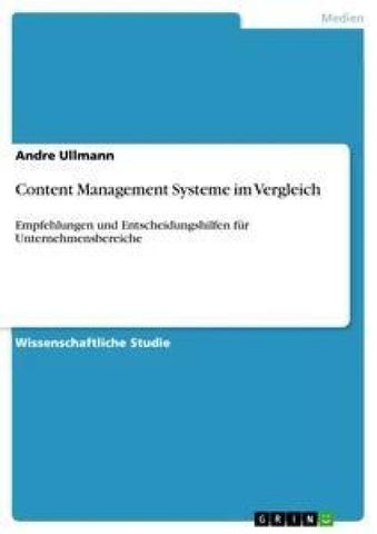 Content Management Systeme im Vergleich