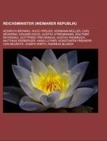 Reichsminister (Weimarer Republik)