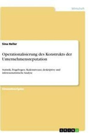 Operationalisierung des Konstrukts der Unternehmensreputation