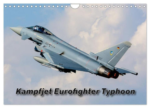 Kampfjet Eurofighter Typhoon (Wandkalender 2026 DIN A4 quer), CALVENDO Monatskalender