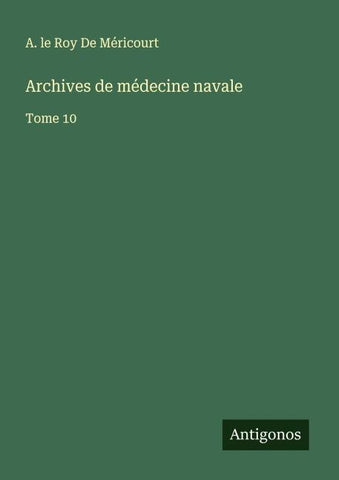 Archives de médecine navale