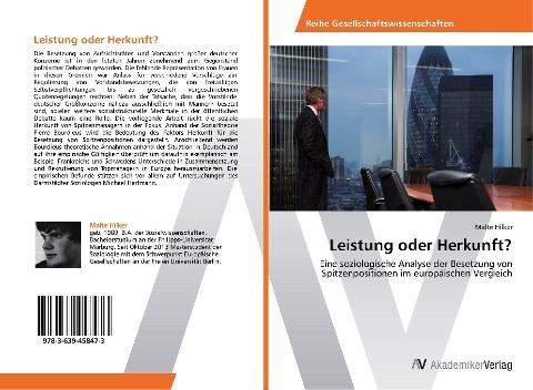 Leistung oder Herkunft?