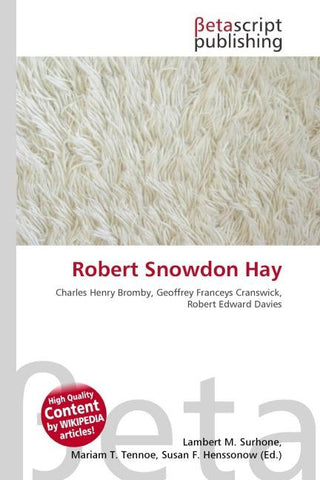 Robert Snowdon Hay