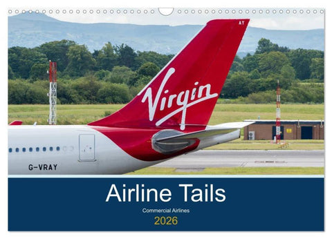 Airline Tails (Wall Calendar 2026 DIN A3 landscape), CALVENDO 12 Month Wall Calendar
