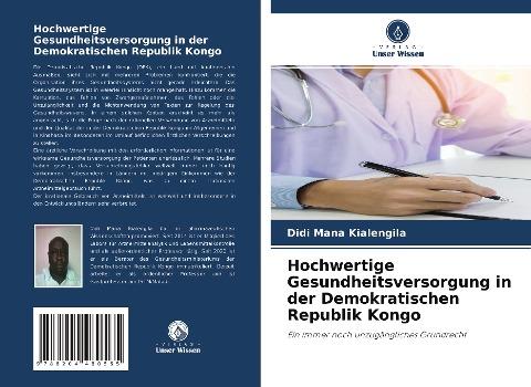 Hochwertige Gesundheitsversorgung in der Demokratischen Republik Kongo