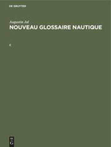 Nouveau glossaire nautique. C