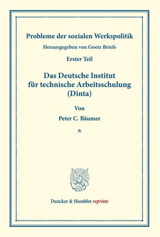 Das Deutsche Institut für technische Arbeitsschulung (Dinta).
