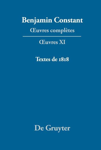 Textes de 1818