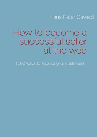 How to become a successful seller at the web