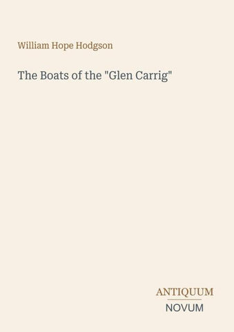 The Boats of the "Glen Carrig"