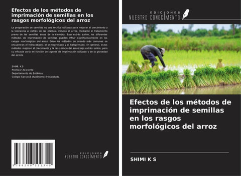 Efectos de los métodos de imprimación de semillas en los rasgos morfológicos del arroz