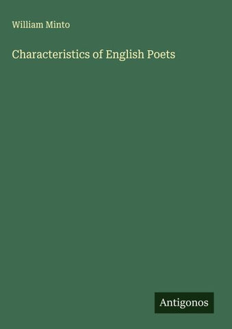 Characteristics of English Poets