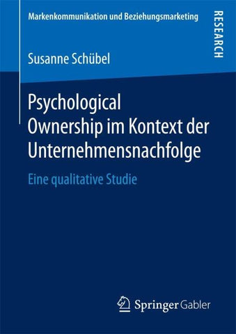 Psychological Ownership im Kontext der Unternehmensnachfolge