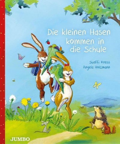 Die kleinen Hasen kommen in die Schule