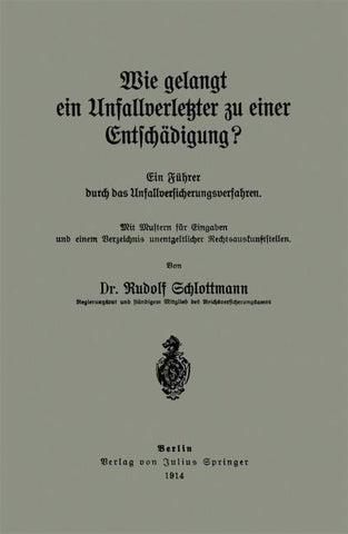 Wie gelangt ein Unfallverletzter zu einer Entschädigung?