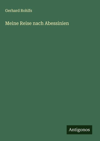 Meine Reise nach Abessinien