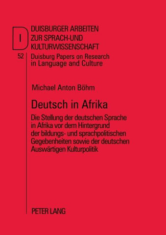 Deutsch in Afrika
