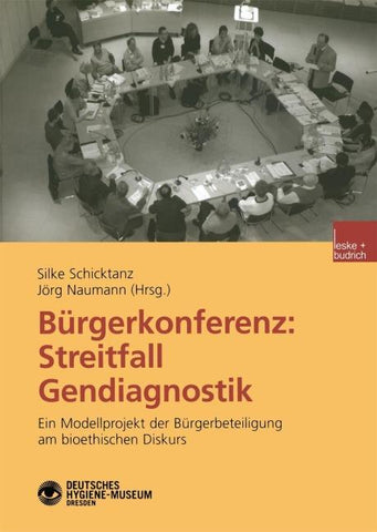 Bürgerkonferenz: Streitfall Gendiagnostik