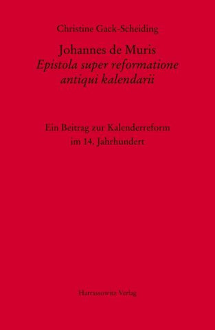 Johannes de Muris, Epistola super reformatione antiqui kalendarii