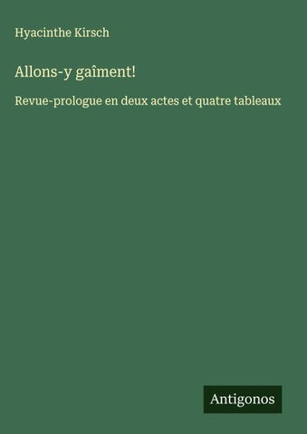 Allons-y gaîment!