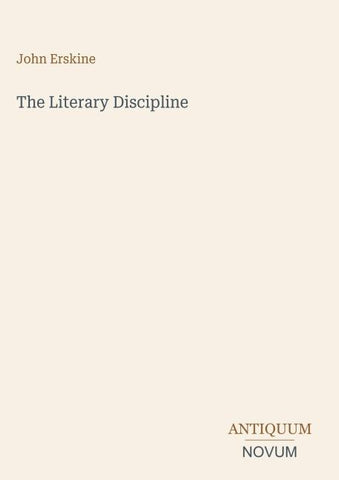 The Literary Discipline