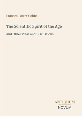 The Scientific Spirit of the Age