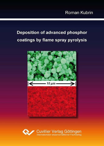 Deposition of advanced phosphor coatings by flame spray pyrolysis