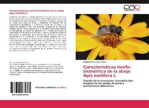 Caracteristicas morfo-biométrica de la abeja Apis mellifera L