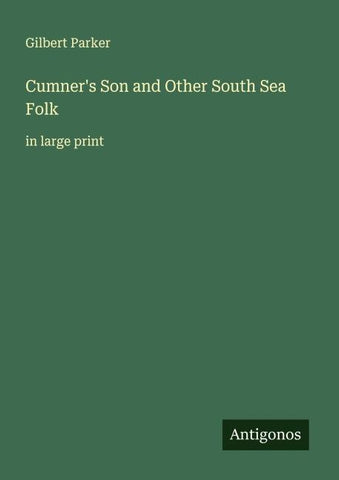 Cumner's Son and Other South Sea Folk