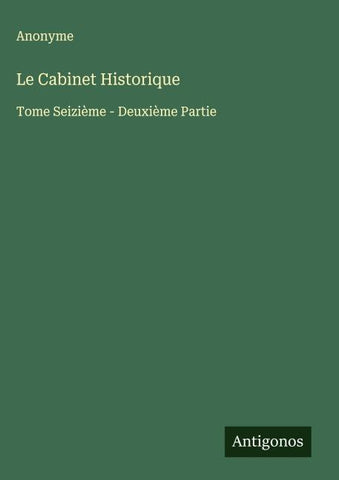 Le Cabinet Historique