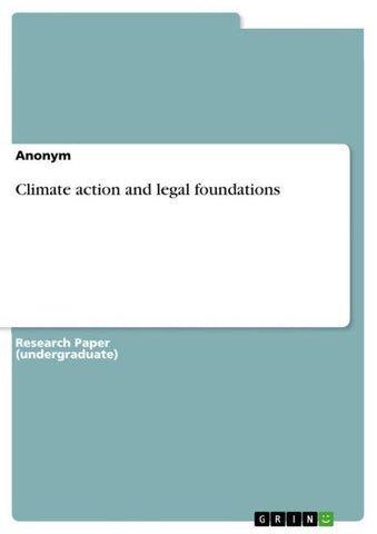 Climate action and legal foundations