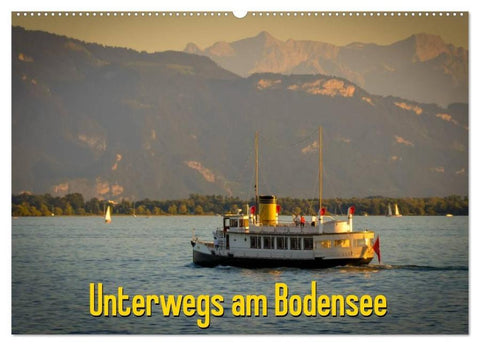 Unterwegs am Bodensee (Wandkalender 2026 DIN A2 quer), CALVENDO Monatskalender