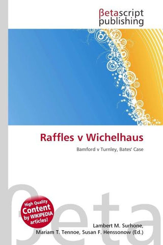 Raffles v Wichelhaus