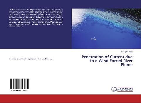 Penetration of Current due to a Wind Forced River Plume