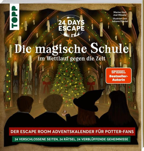24 DAYS ESCAPE – Der Escape Room Adventskalender für Potter-Fans: Im Wettlauf gegen die Zeit