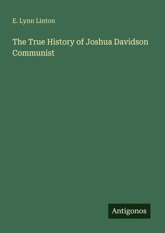 The True History of Joshua Davidson Communist