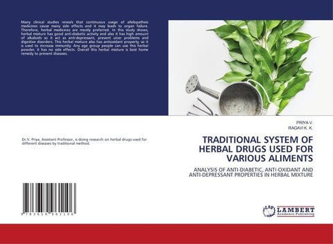 TRADITIONAL SYSTEM OF HERBAL DRUGS USED FOR VARIOUS ALIMENTS