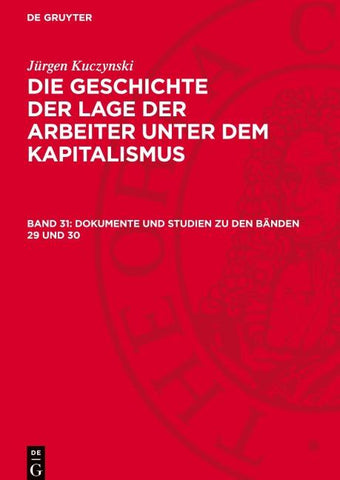 Dokumente und Studien zu den Bänden 29 und 30