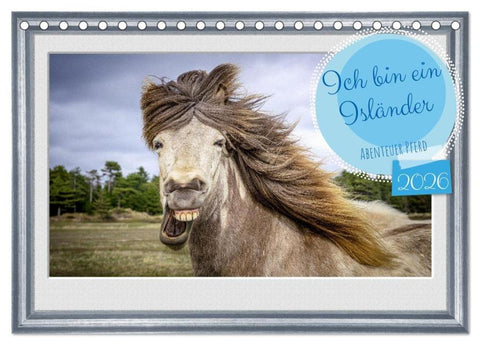 Ich bin ein Isländer (Tischkalender 2026 DIN A5 quer), CALVENDO Monatskalender