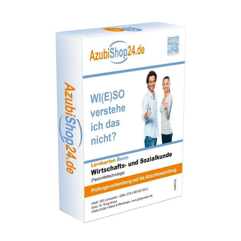 Lernkarten Wirtschafts- und Sozialkunde Packmitteltechnologe Prüfungsvorbereitung Wiso Prüfung